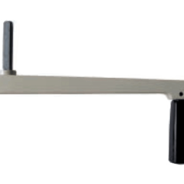 Manovella Arganello mm.160 quadro d.8 mm.30 Alluminio-avorio |  Bolis Carlo